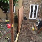 Fencing and paving archway n19 north london 03