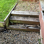 Replacement timber steps whetstone 1